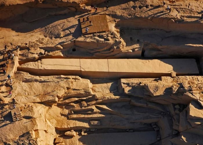 Scatto Incredibile Di Un Obelisco Incompleto Ad Aswan