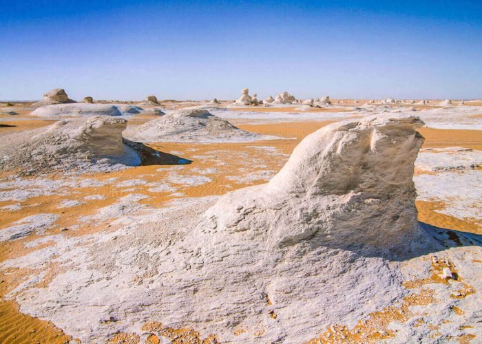 Una Meravigliosa Foto Delle Dune Bianche Del Deserto Bianco