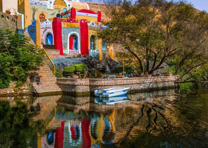 Una Vista Del Villaggio Nubiano Ad Aswan